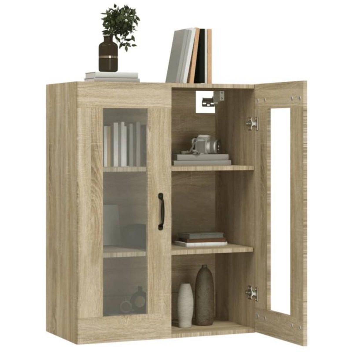 VIDAXL Armoire murale suspendue Chêne sonoma 69,5x34x90 cm