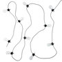 Voir la diapositive 1 : Paris Prix Guirlande Lumineuse Extérieur  Ampoule Transparente Multicolore  5m Noir