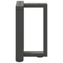 Voir la diapositive 5 : VIDAXL Pieds de table basse forme de T 2pcs anthracite 28x25x(42-43)cm