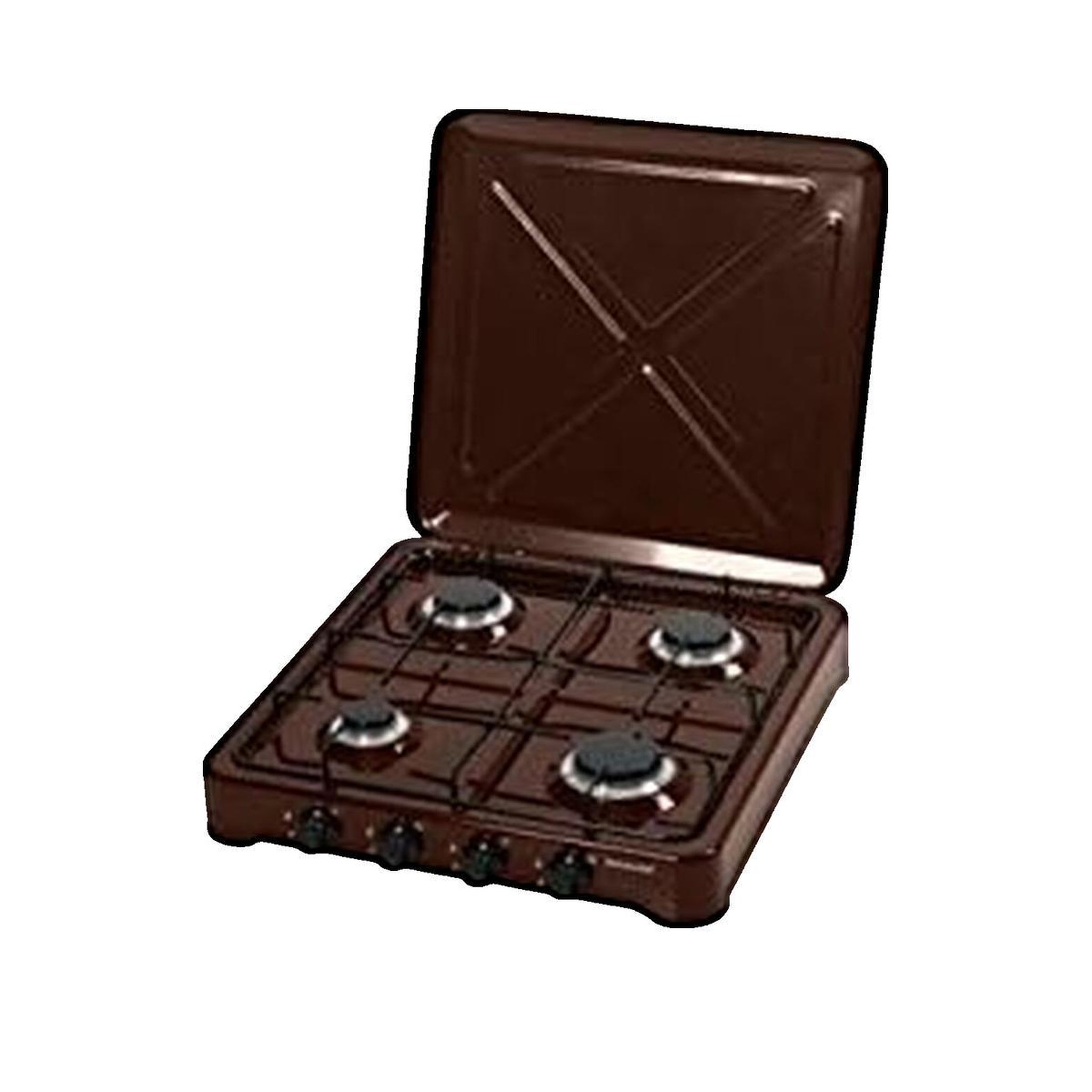 VANS cuisinière à gaz k-04br 4 foyers bronze