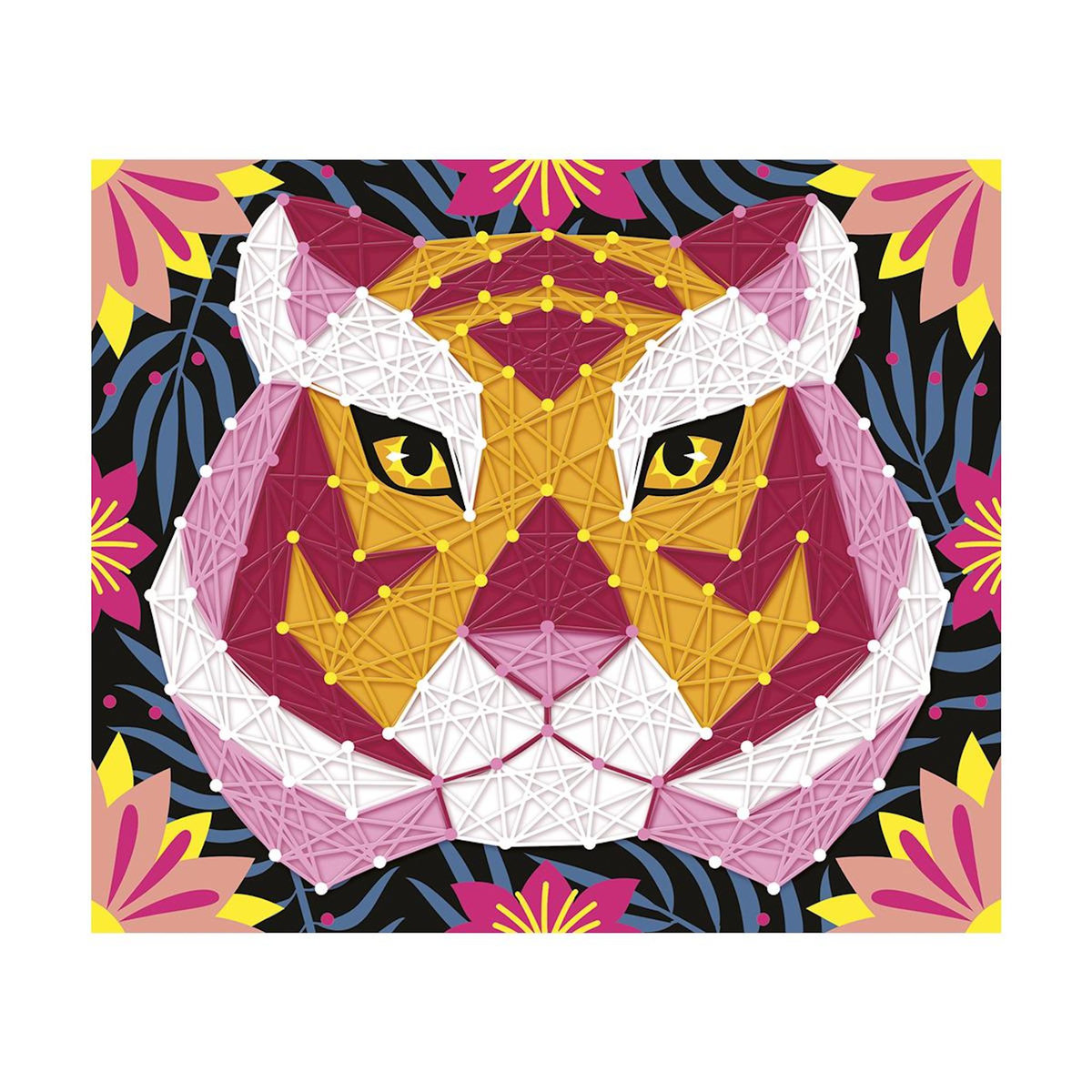 Juratoys-Janod 2 tableaux fils tendus animaux de la jungle