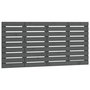 Voir la diapositive 2 : VIDAXL Tete de lit murale Gris 146x3x63 cm Bois massif de pin