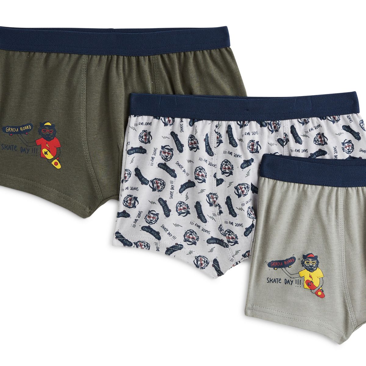 INEXTENSO Lot de 4 boxers garçon