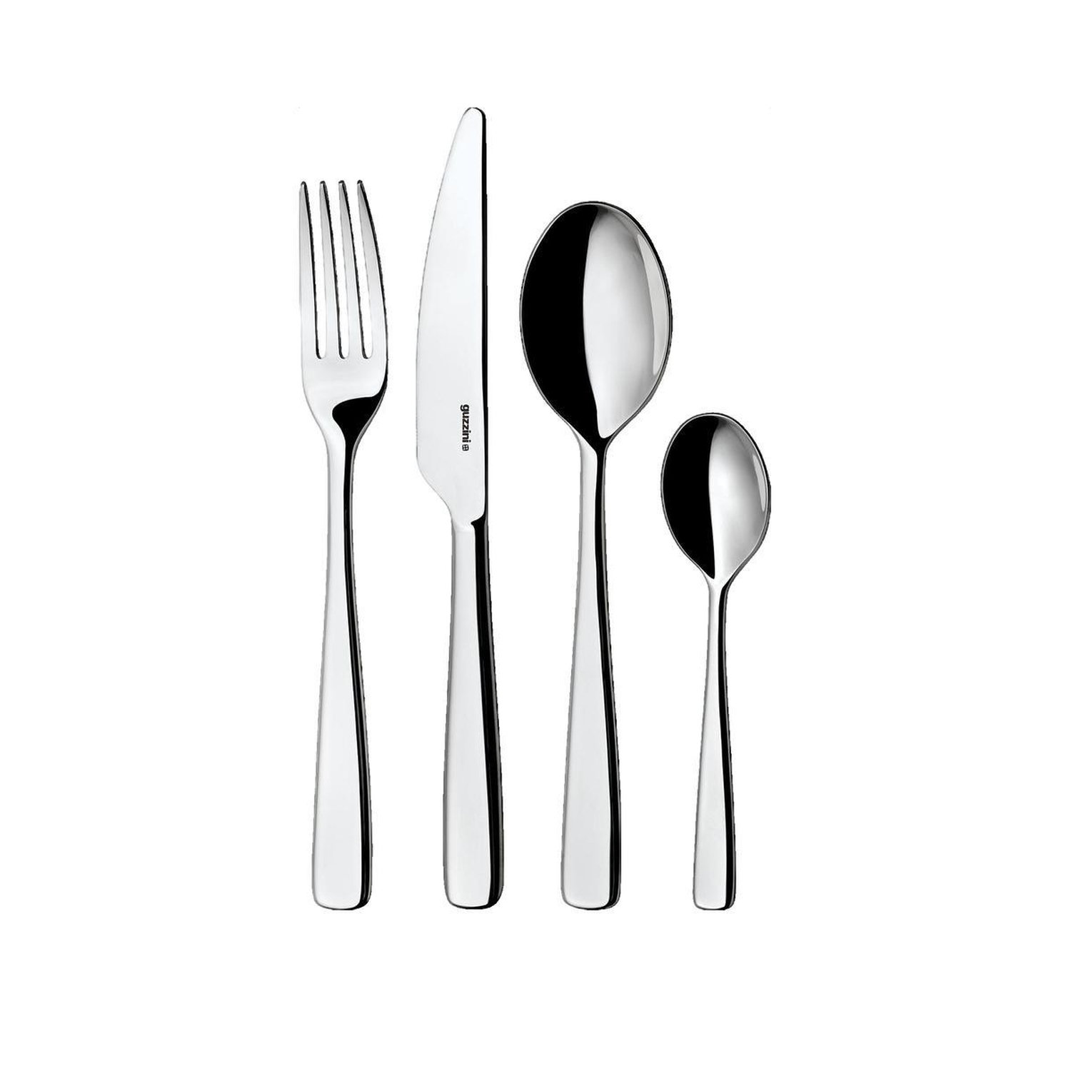 Guzzini 29780063 Set de couverts Grace en acier inoxydable 24 pièces - vue 2