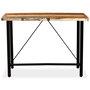 Voir la diapositive 2 : VIDAXL Table de bar Bois massif de recuperation 150 x 70 x 107 cm