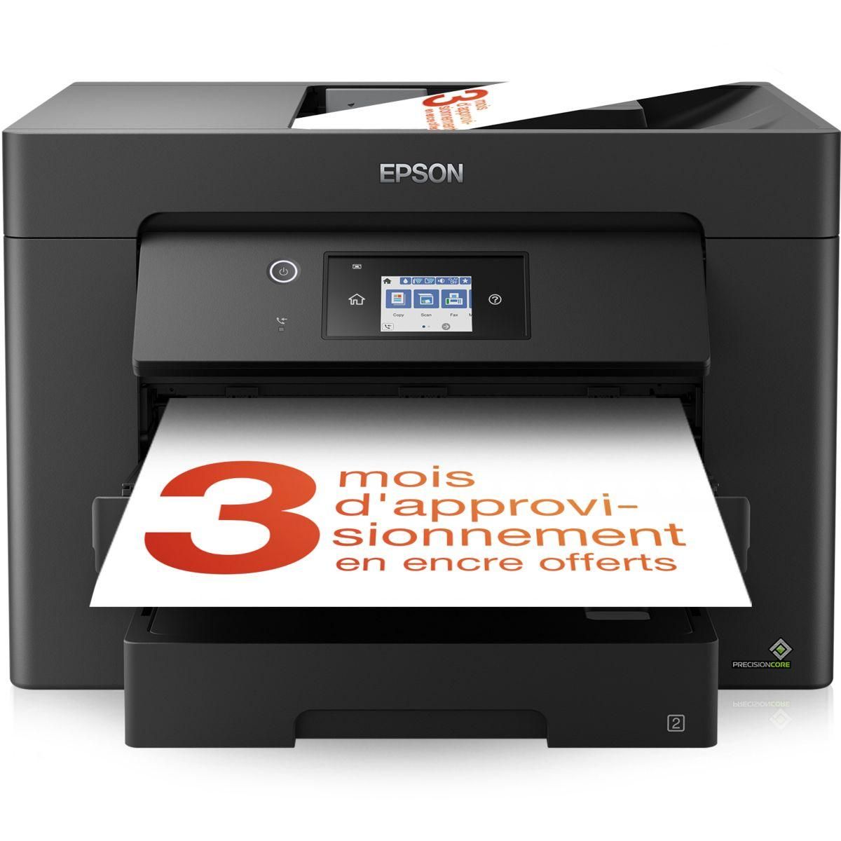 Epson Imprimante jet d'encre WorkFoce WF-7830DTW