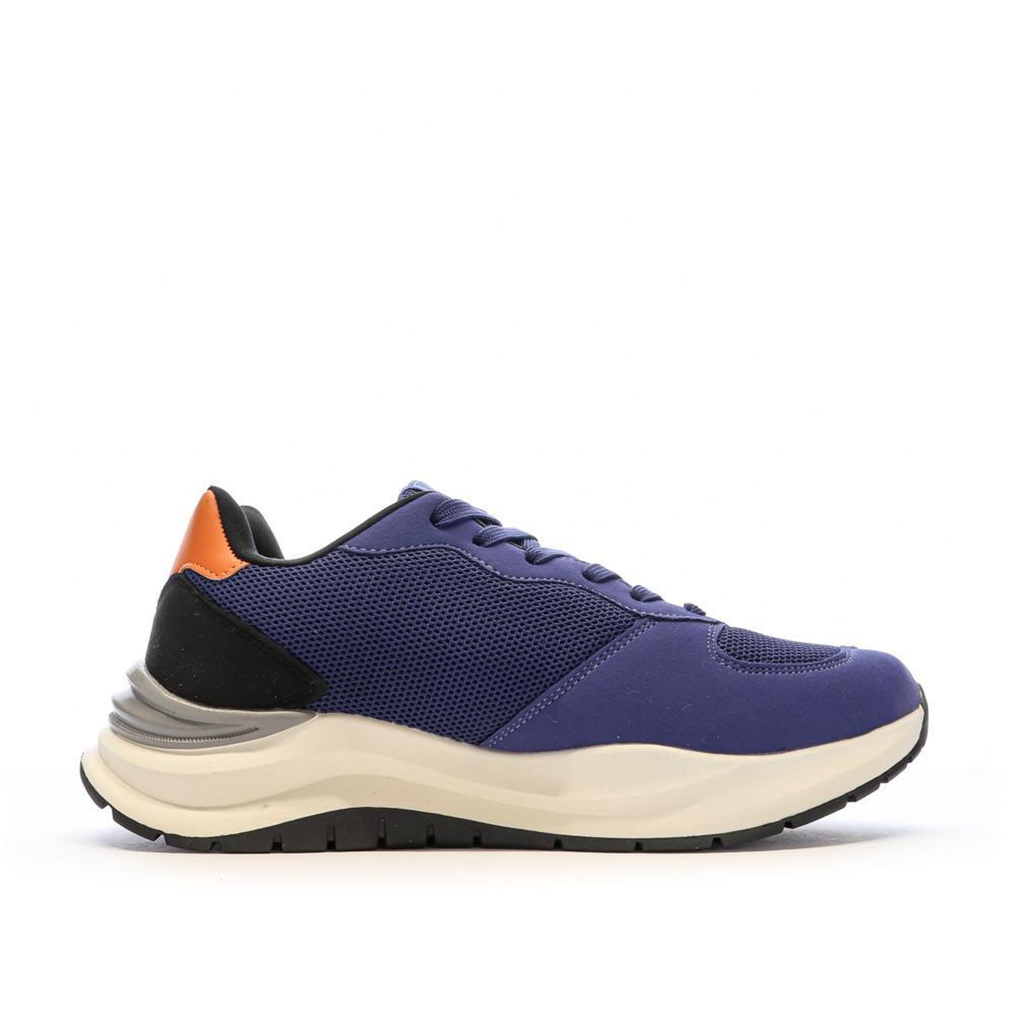 Voir la diapositive 2 : LOTTO Baskets /Blanches/Orange Homme Lotto Twenty6