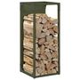 Voir la diapositive 4 : VIDAXL Portant de bois chauffage vert olive 25x25x60 cm
