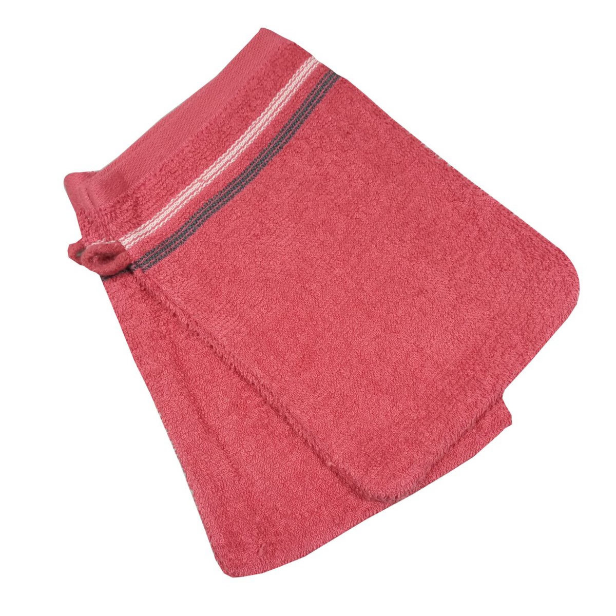 ACTUEL Lot de 2 gants de toilette unis en coton 360 g/M² FANCY