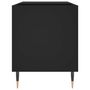 Voir la diapositive 5 : VIDAXL Armoire a disques noir 85x38x48 cm bois d'ingenierie