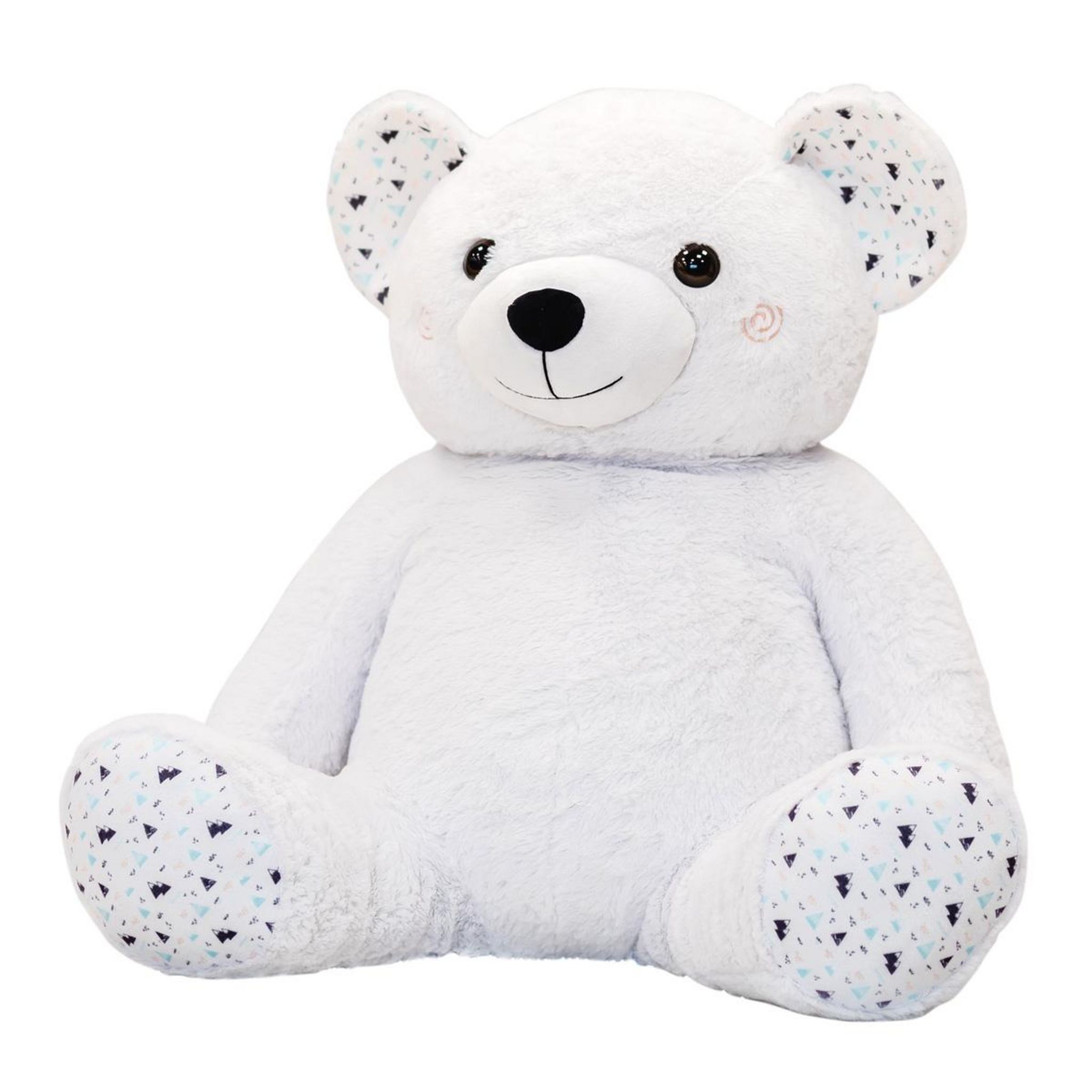 DOMIVA Peluche XL Boréale. Coloris disponibles : Blanc