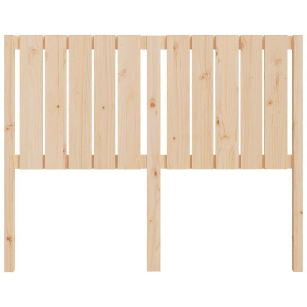 VIDAXL Tete de lit 125,5x4x100 cm Bois massif de pin