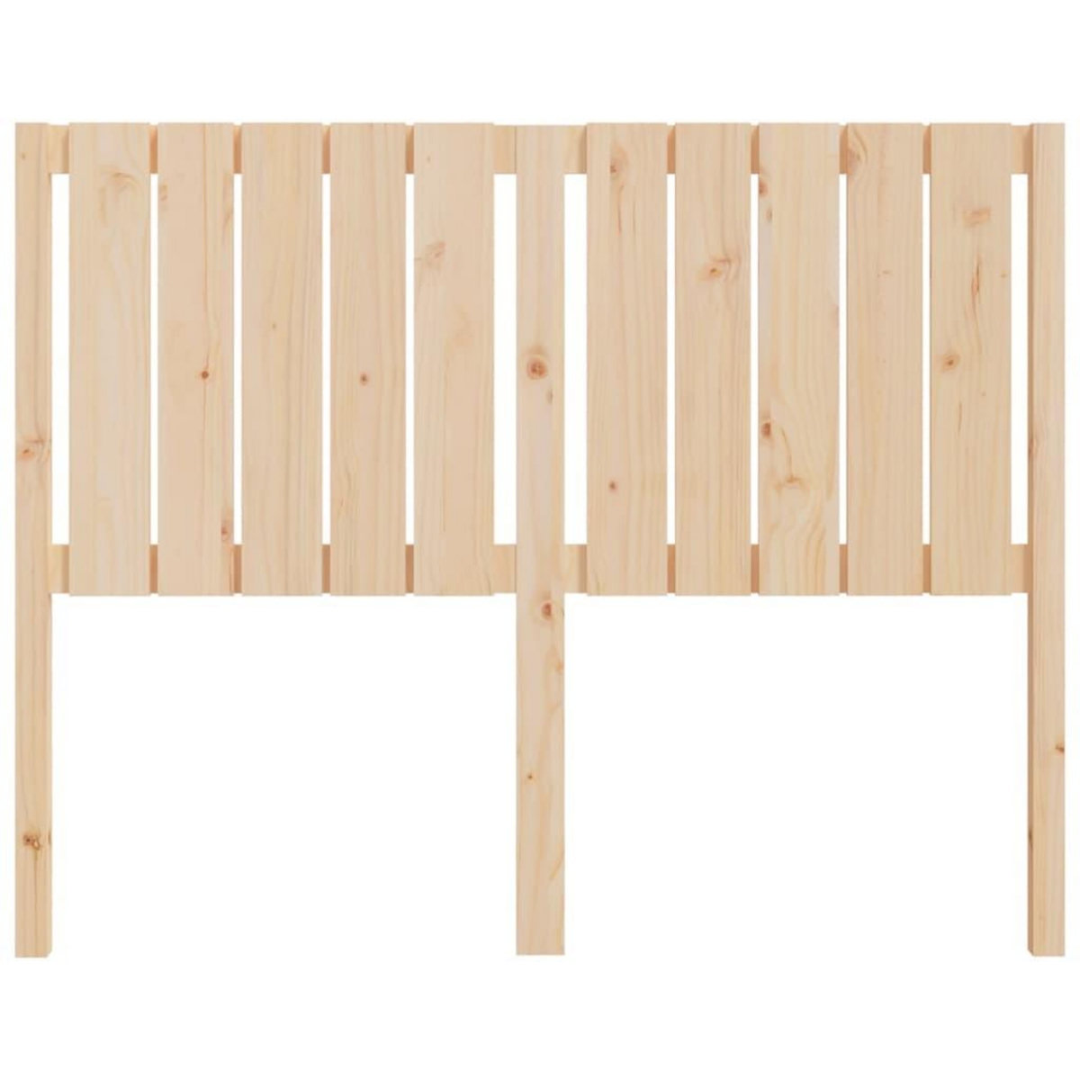 VIDAXL Tete de lit 125,5x4x100 cm Bois massif de pin