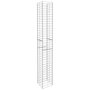 Voir la diapositive 3 : VIDAXL Paniers de gabion 3 pcs Acier galvanise 25x25x197 cm