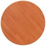 Voir la diapositive 2 : VIDAXL Dessus de table rond cire marron Ø70x2,5 cm bois de pin massif