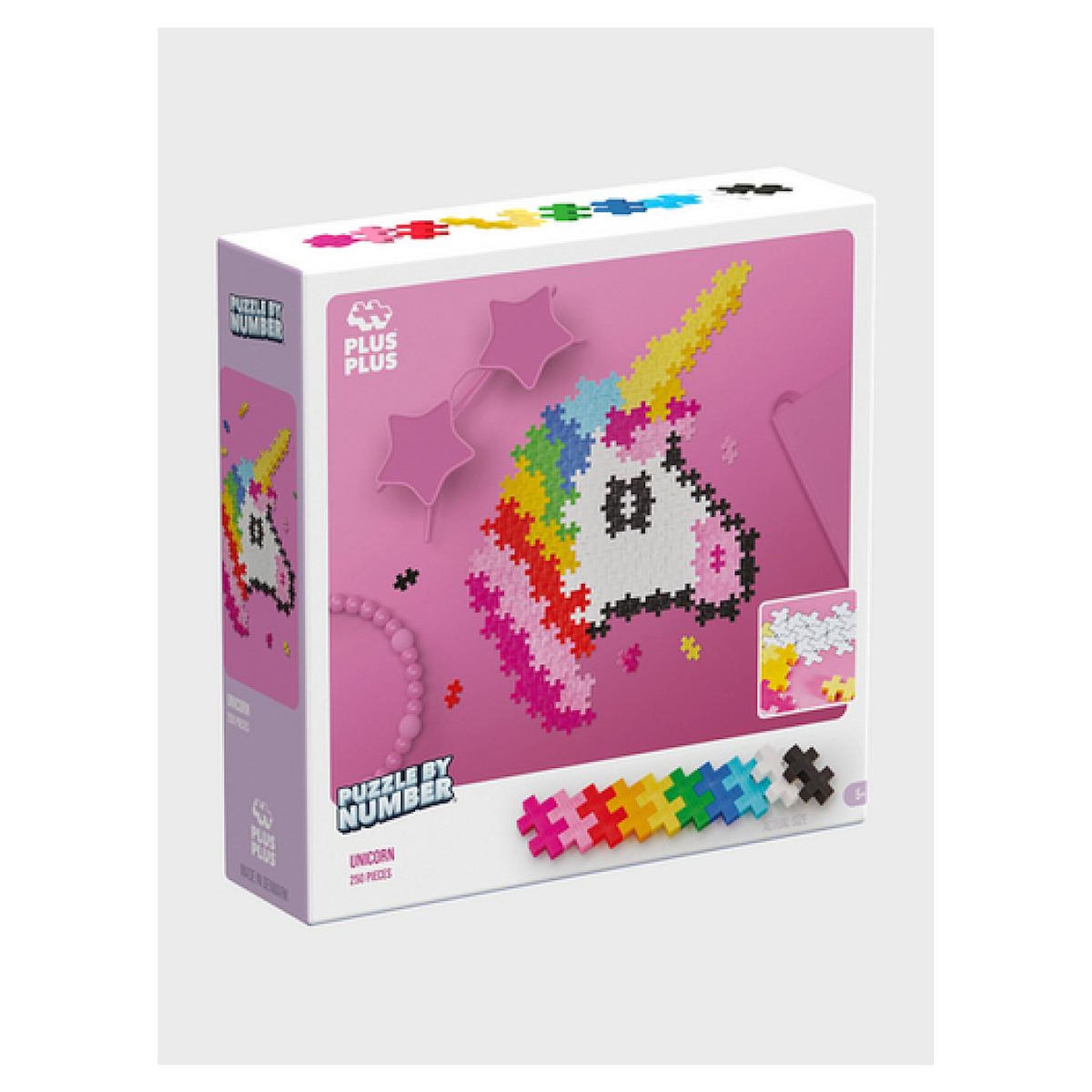 PlusPlus Plus-Plus Unicorn Puzzle en cubes 250 pièces