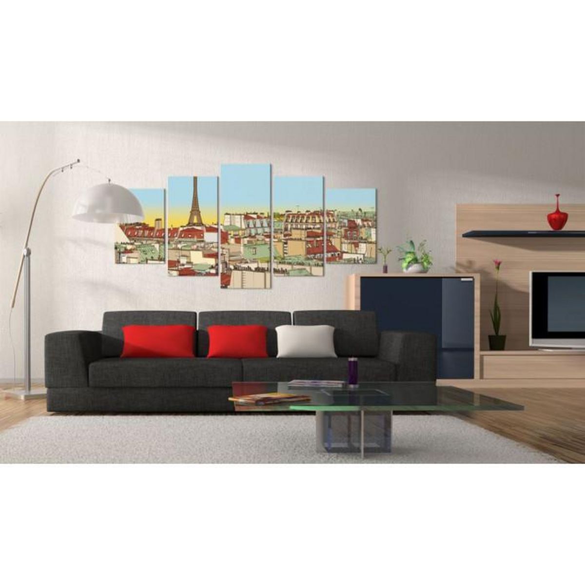 Paris Prix Tableau Imprimé  Image Idyllique de Paris