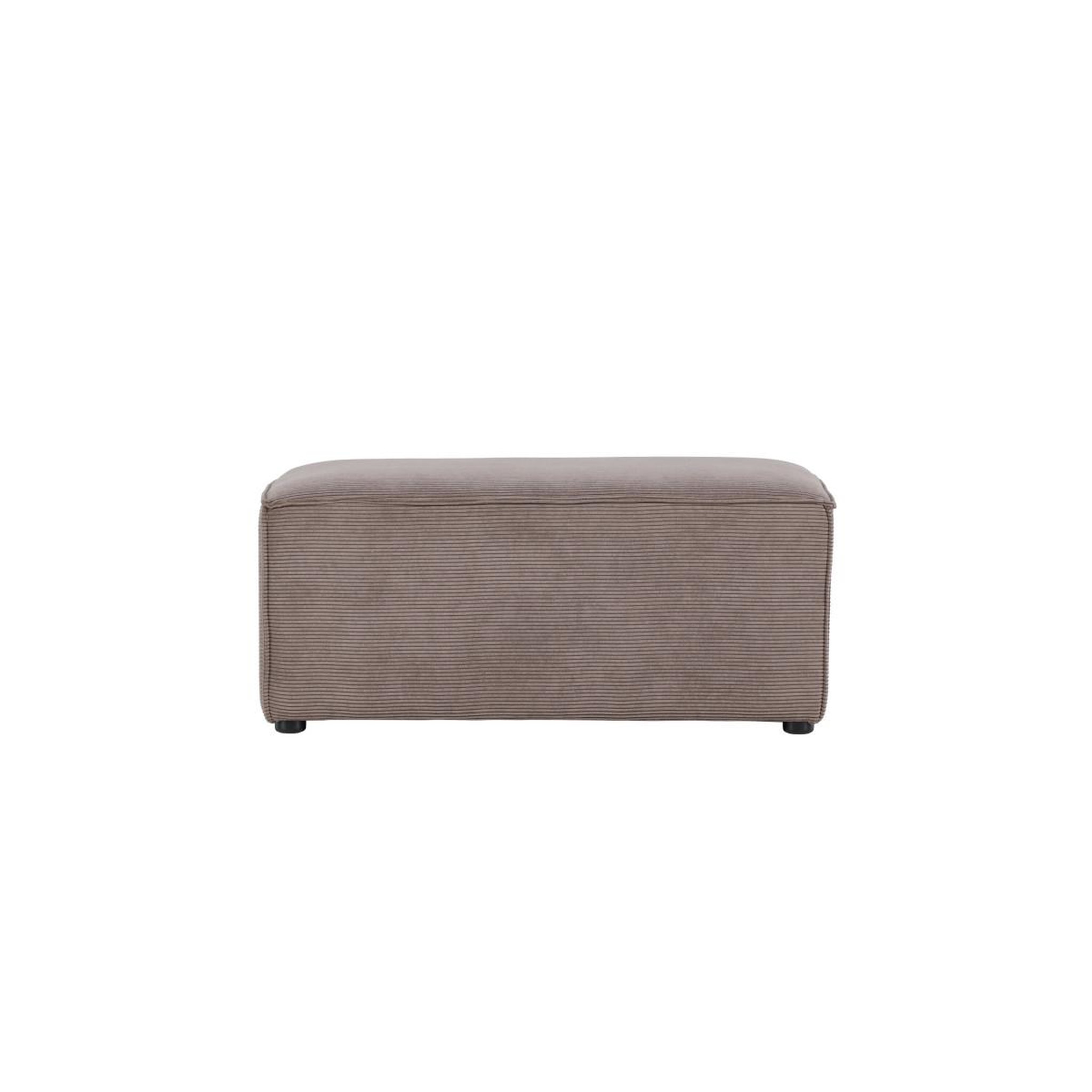 Voir la diapositive 2 : Paris Prix Pouf en velours côtelé  gillholmen  92cm marron