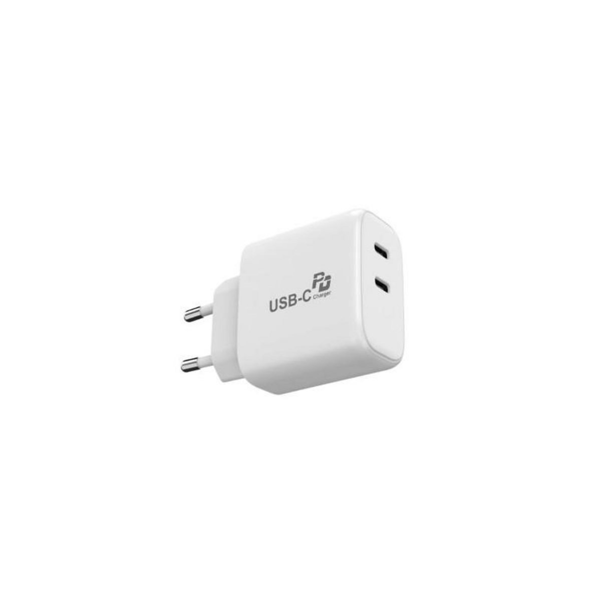URBAN FACTORY Chargeur secteur Urban Factory avec 1 port USB C 45 W + 1 port USB C 20 W Blanc