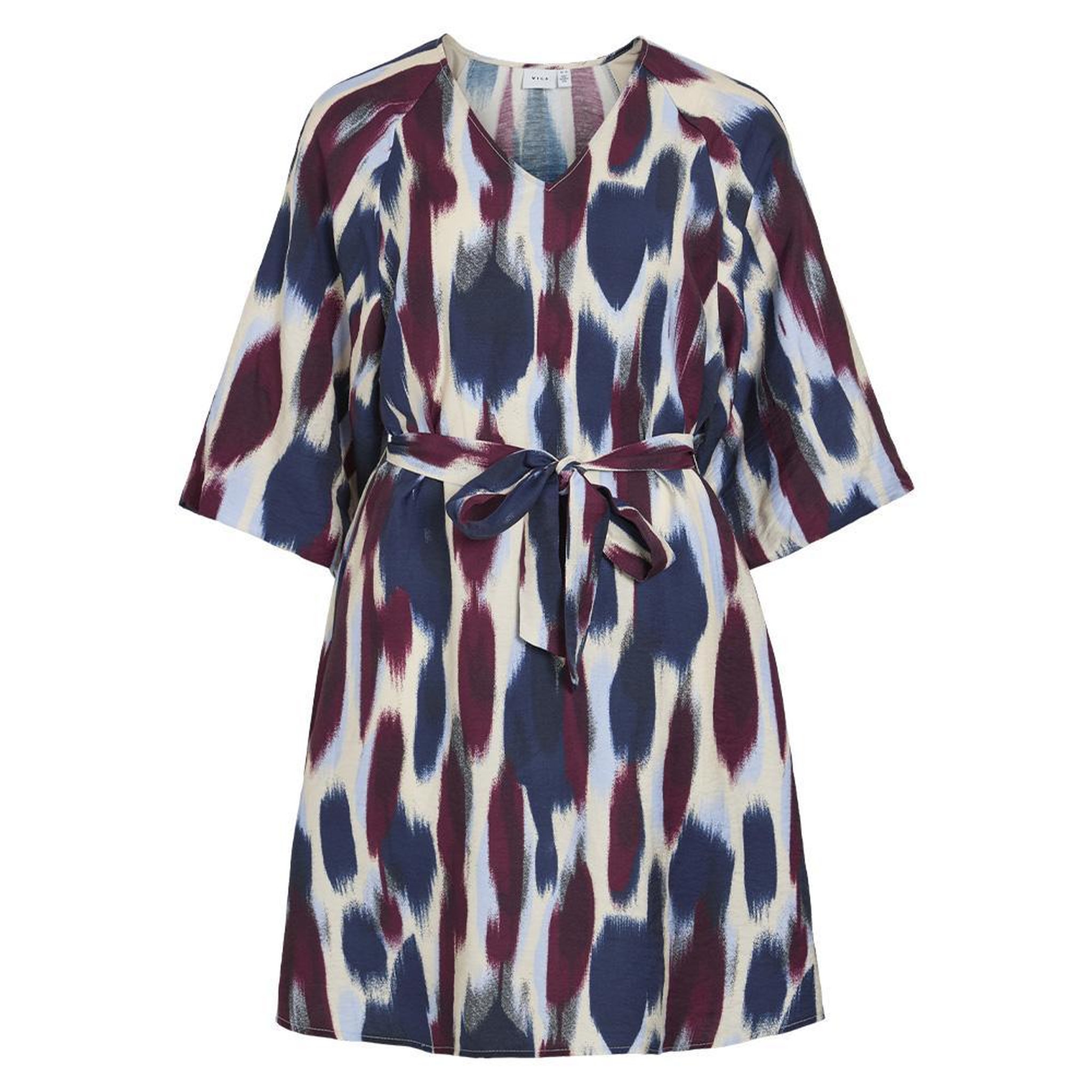 Voir la diapositive 1 : Vila Robe Marine/Bordeaux Femme Vila Virano