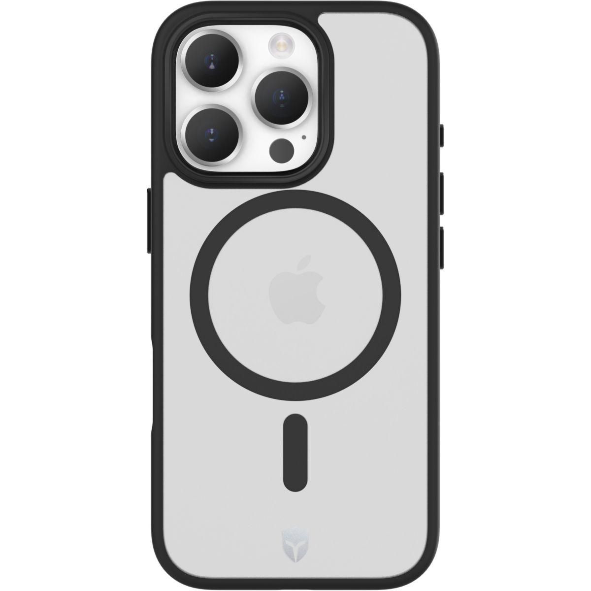 FORCE CASE Coque iPhone 16 Pro Air Frost MagSafe Noire