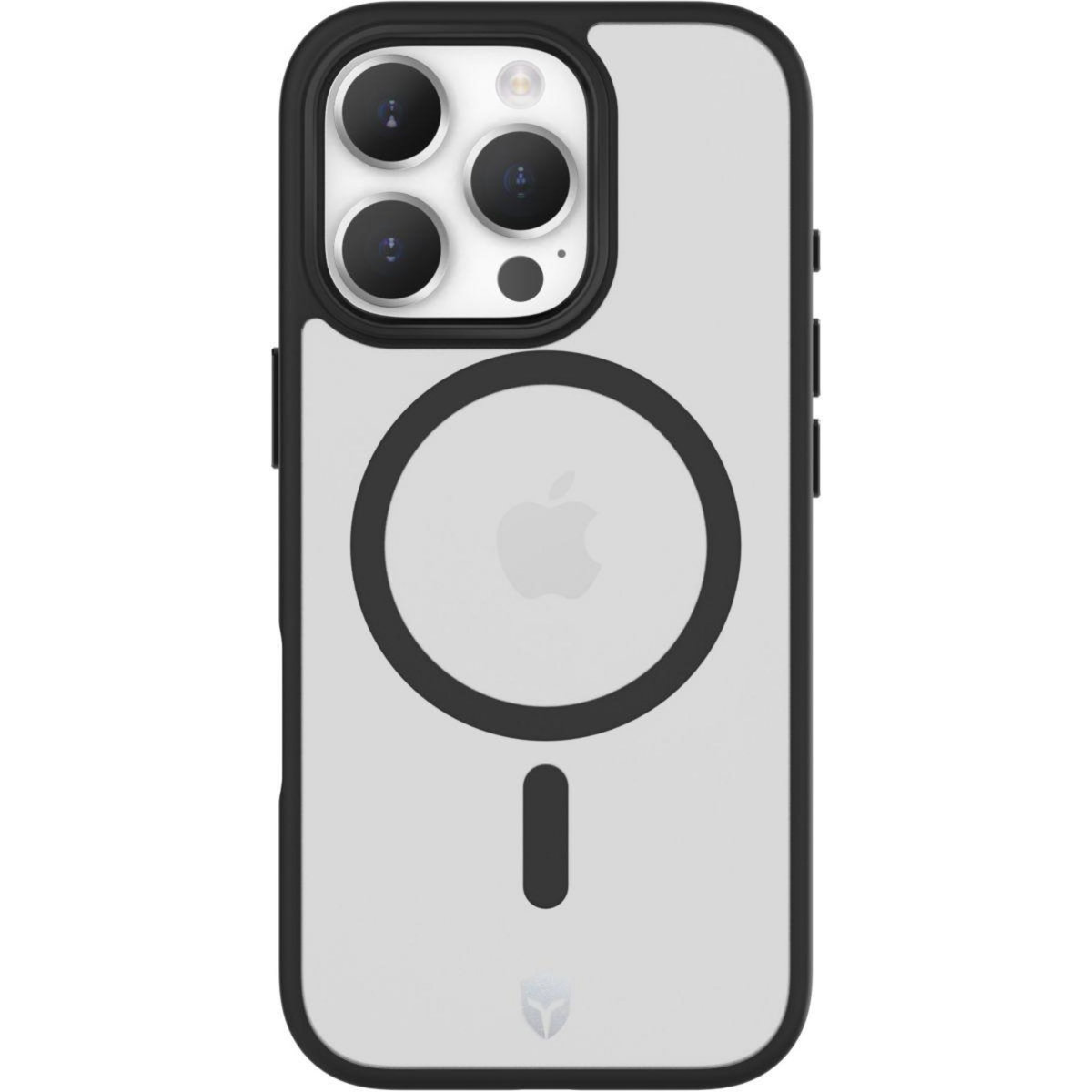 FORCE CASE Coque iPhone 16 Pro Air Frost MagSafe Noire