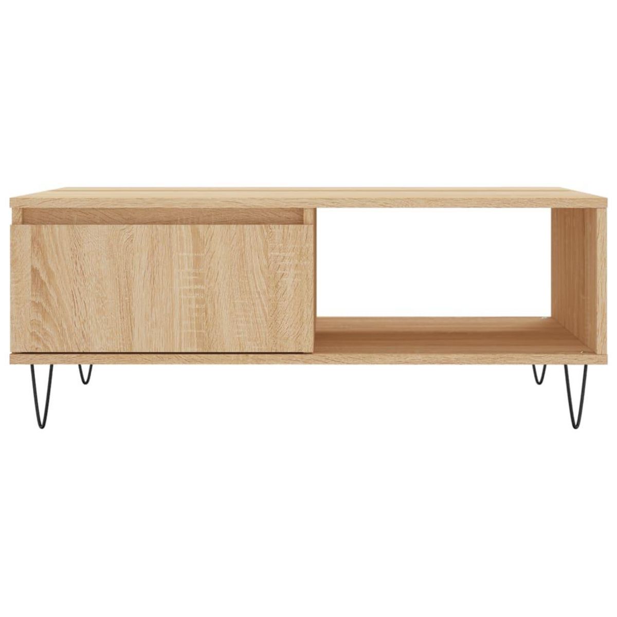VIDAXL Table basse chene sonoma 90x60x35 cm bois d'ingenierie