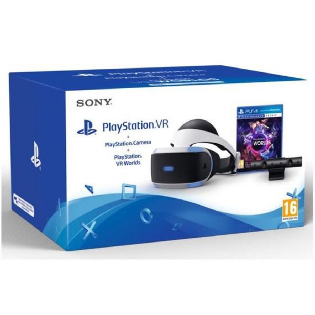 SONY PS VR + Camera V2 + VR Worlds PS4