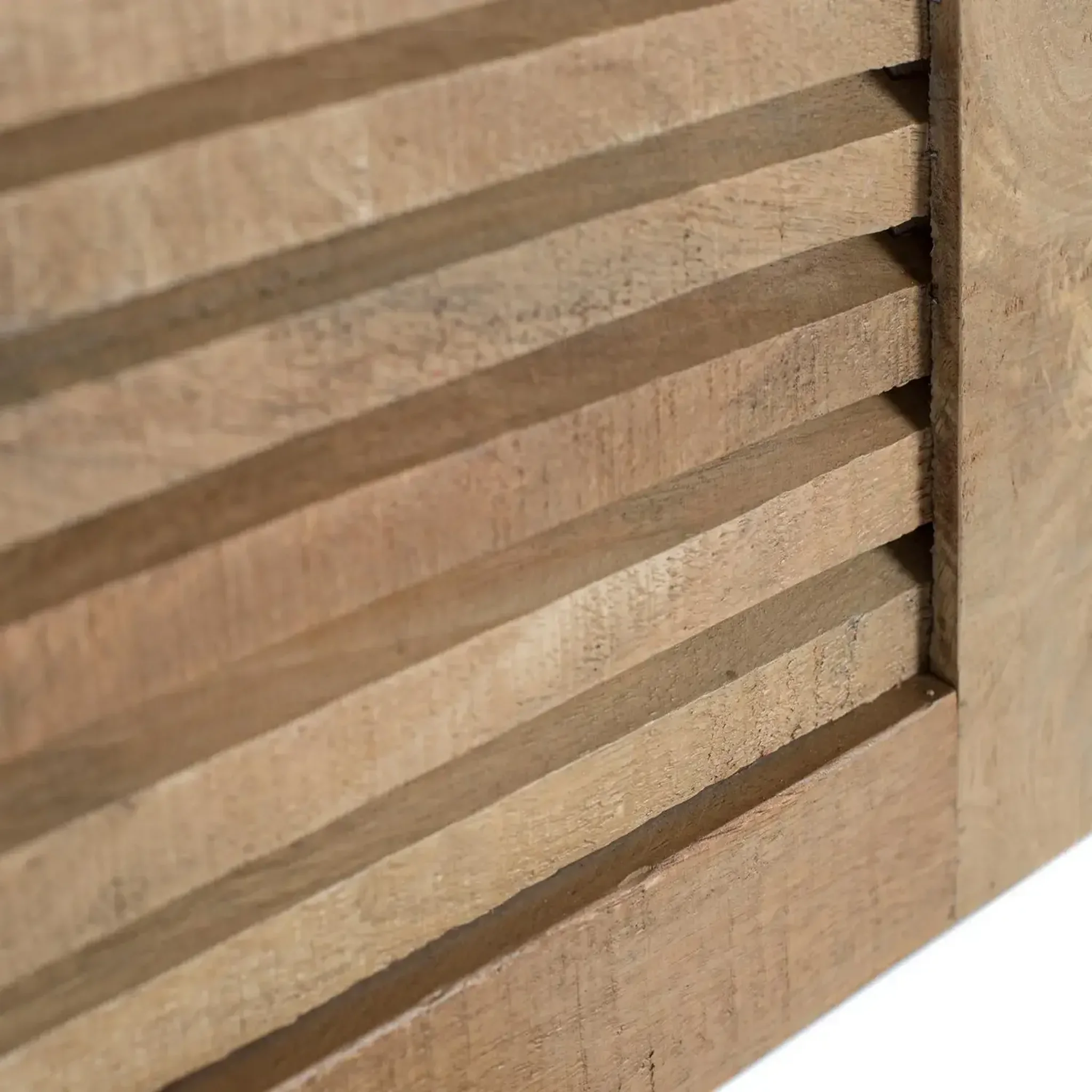 Voir la diapositive 4 : GINER Y COLOMER SL Tête de lit en bois de manguier 165 cm style rustique colonial