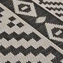 Voir la diapositive 5 : VIDAXL Tapis a tissage plat d'exterieur 200x280 cm Rayures noires