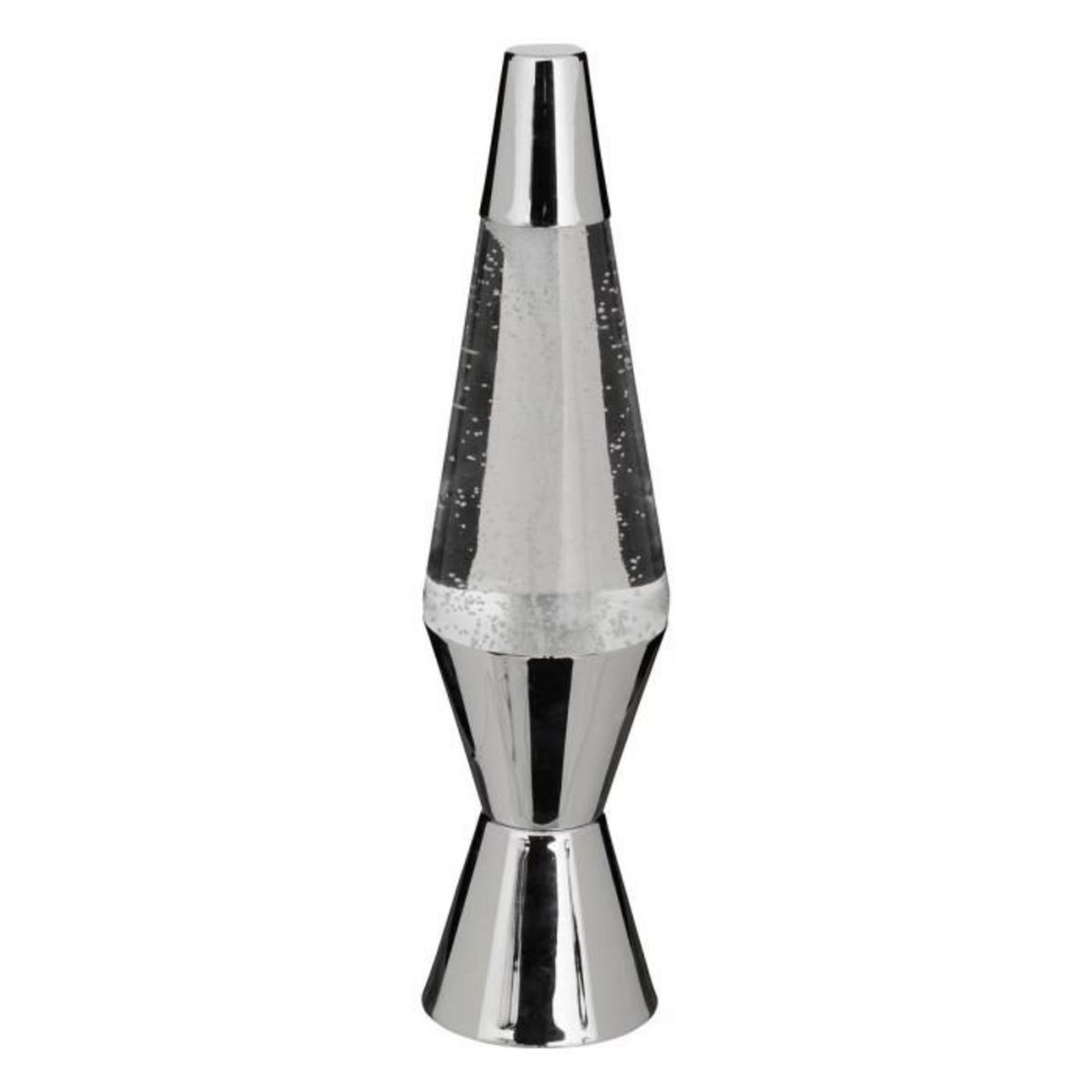 ATMOSPHERA Lampe à Poser Tornade  Lava  36cm Argent