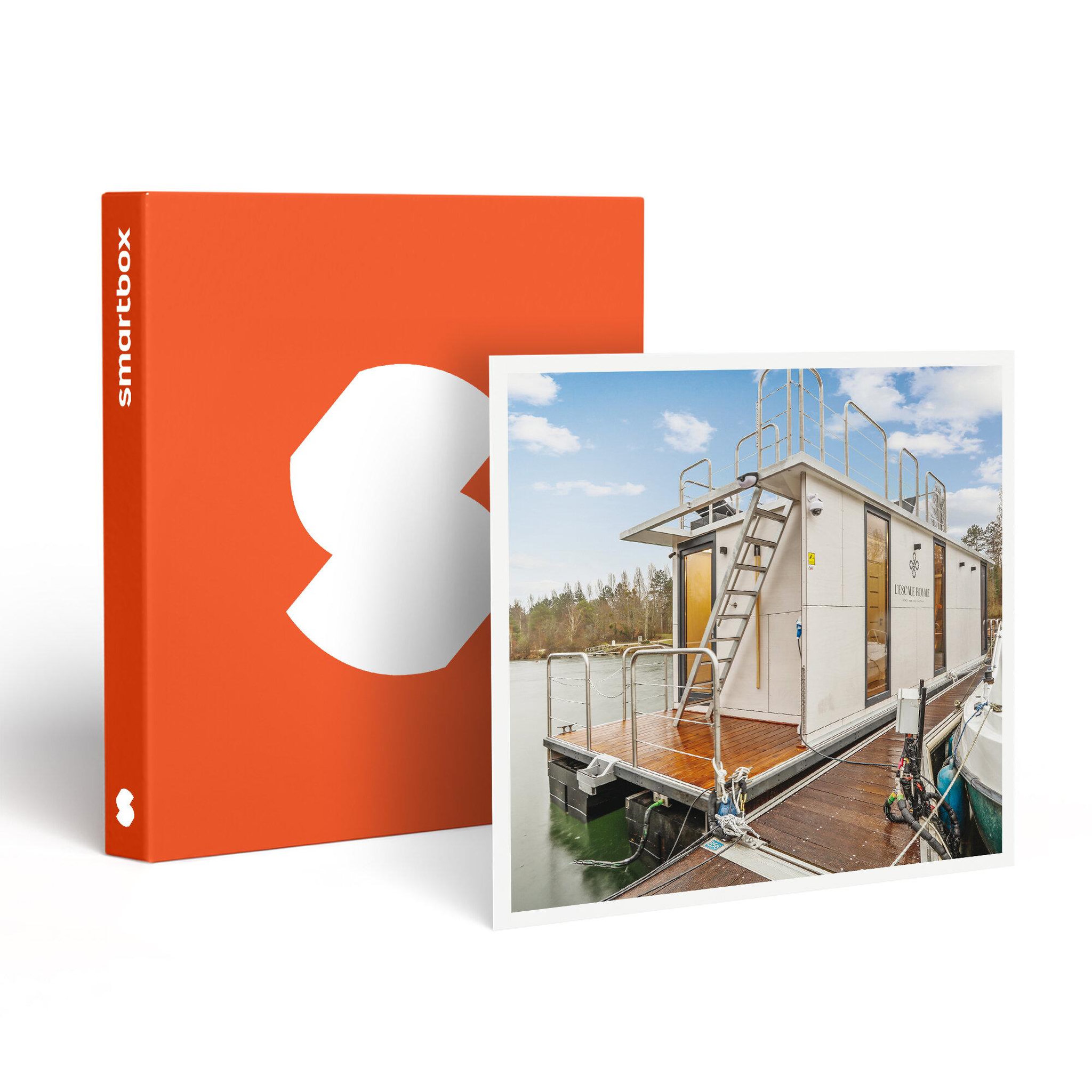 Smartbox 2 jours insolites en maison flottante avec rooftop tout près de paris - coffret cadeau séjour