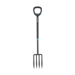 Gardena GARDENA Fourche a becher ErgoLine - Manche revetement souple - Poignee ergo en D - Dents acier trempe - Garantie 25 ans 17013-20