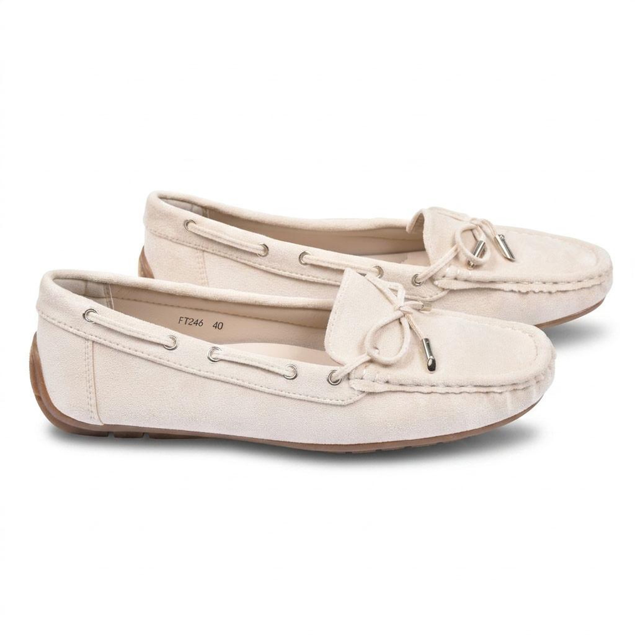 Voir la diapositive 3 : OZABI OZABI Mocassins Femme Lacet Daim Bobo Chic 3 Coloris
