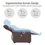 Voir la diapositive 6 : VIDAXL Fauteuil inclinable de massage electrique marron similicuir
