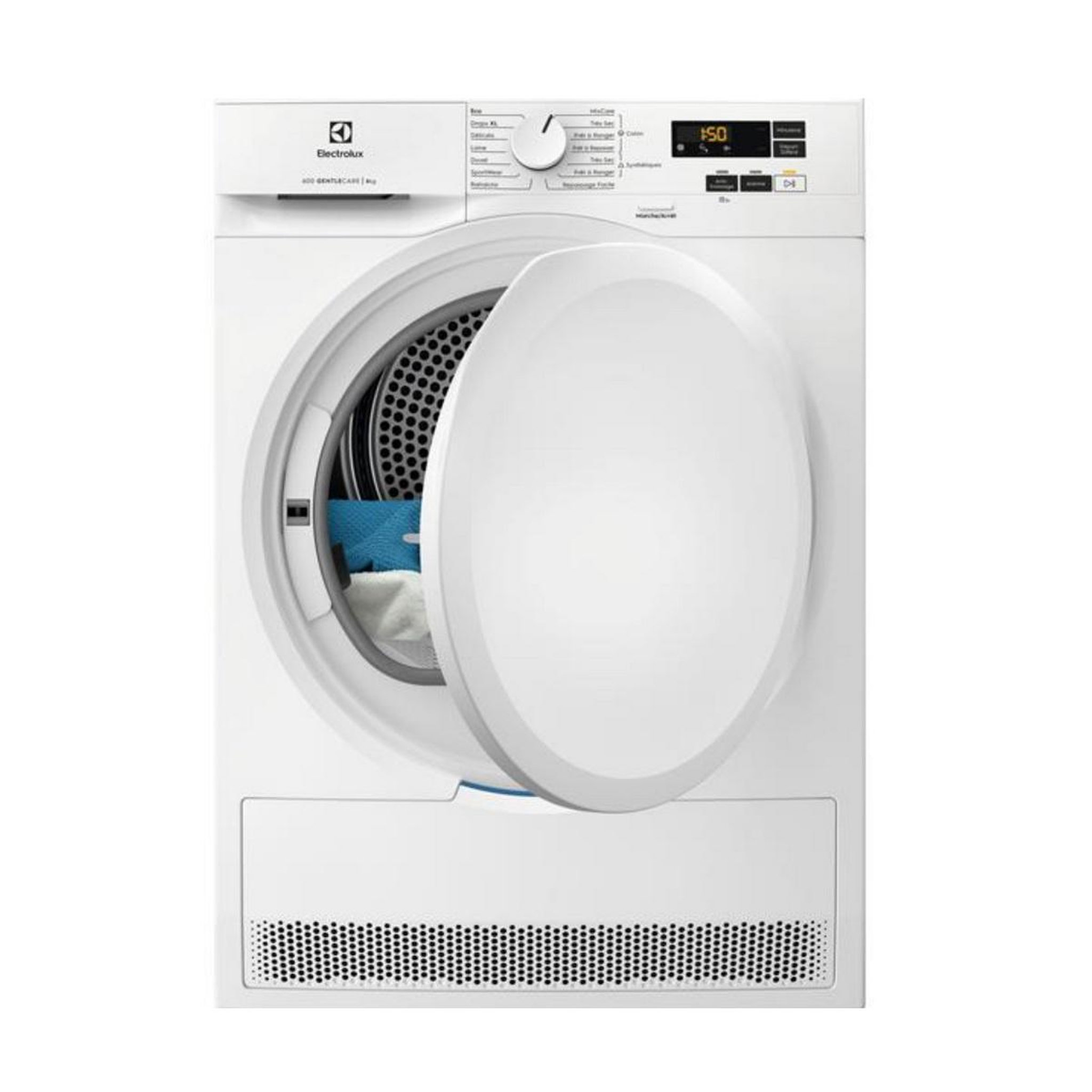 ELECTROLUX Sèche-linge pompe à chaleur 60cm 8kg blanc - ew6hi5829sb