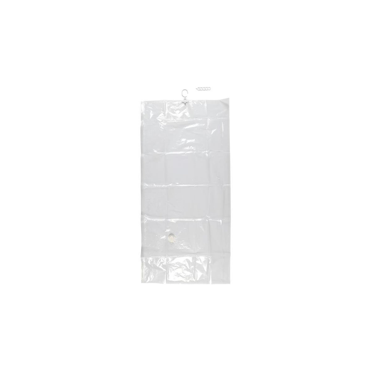 Paris Prix Housse de Rangement Avec Cintre  Vide d'Air  145cm Transparent
