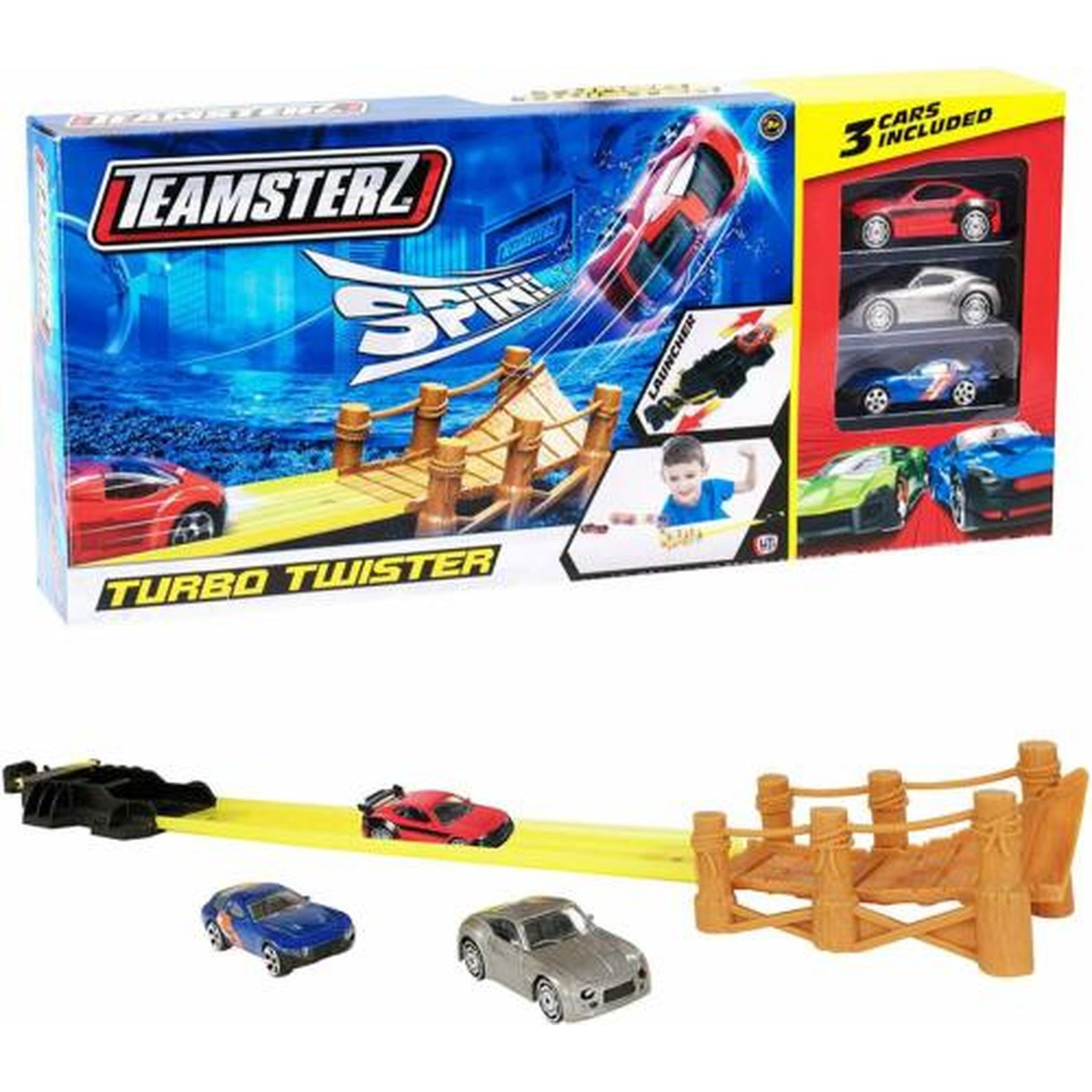 Voir la diapositive 2 : HASBRO Véhicules Teamsterz - Turbo Twister 