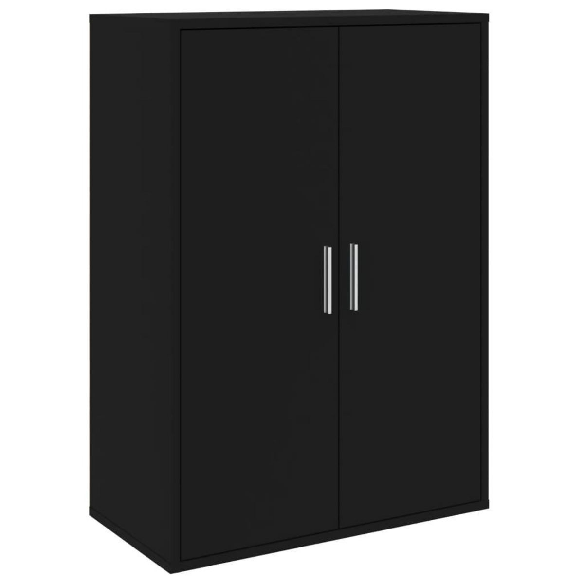 VIDAXL Buffet noir 60x31x84 cm bois d'ingenierie