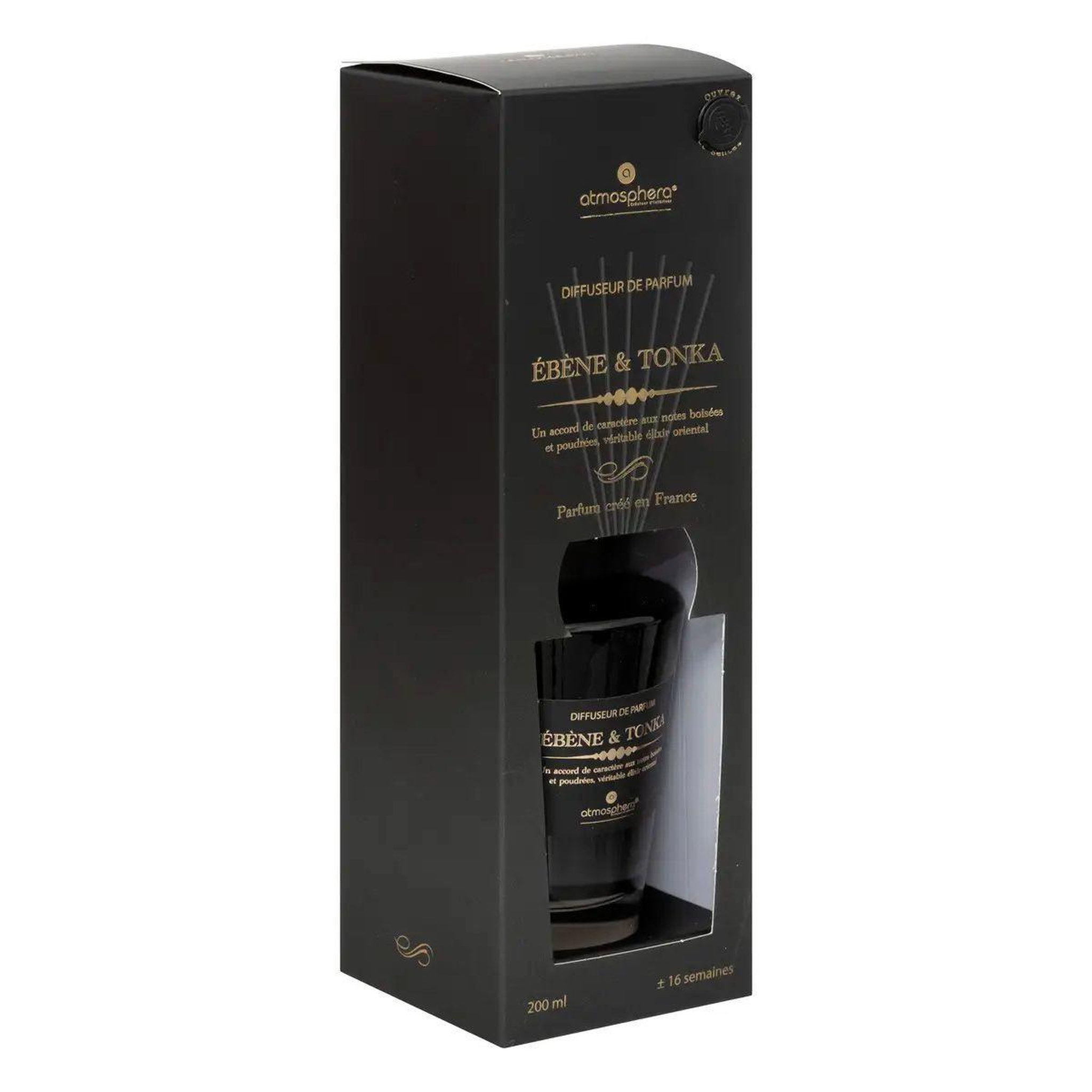 Voir la diapositive 2 : ATMOSPHERA Diffuseur de parfum  alma  200ml ébène & tonka