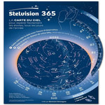 STELVISION 365. LA CARTE DU CIEL POUR REPERER FACILEMENT LES ETOILES, TOUS LES JOURS DE L'ANNEE, 16E EDITION, Armagnac Bertrand d'