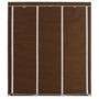 Voir la diapositive 5 : VIDAXL Armoire avec compartiments et barres Marron 150x45x175 cm Tissu
