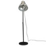 Voir la diapositive 3 : VIDAXL Lampadaire 25 W argent vintage 30x30x90-150 cm E27