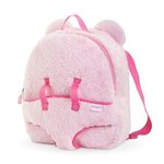 Corolle Sac à Dos Porte-Poupon Peluche Rose pour poupon 30 cm