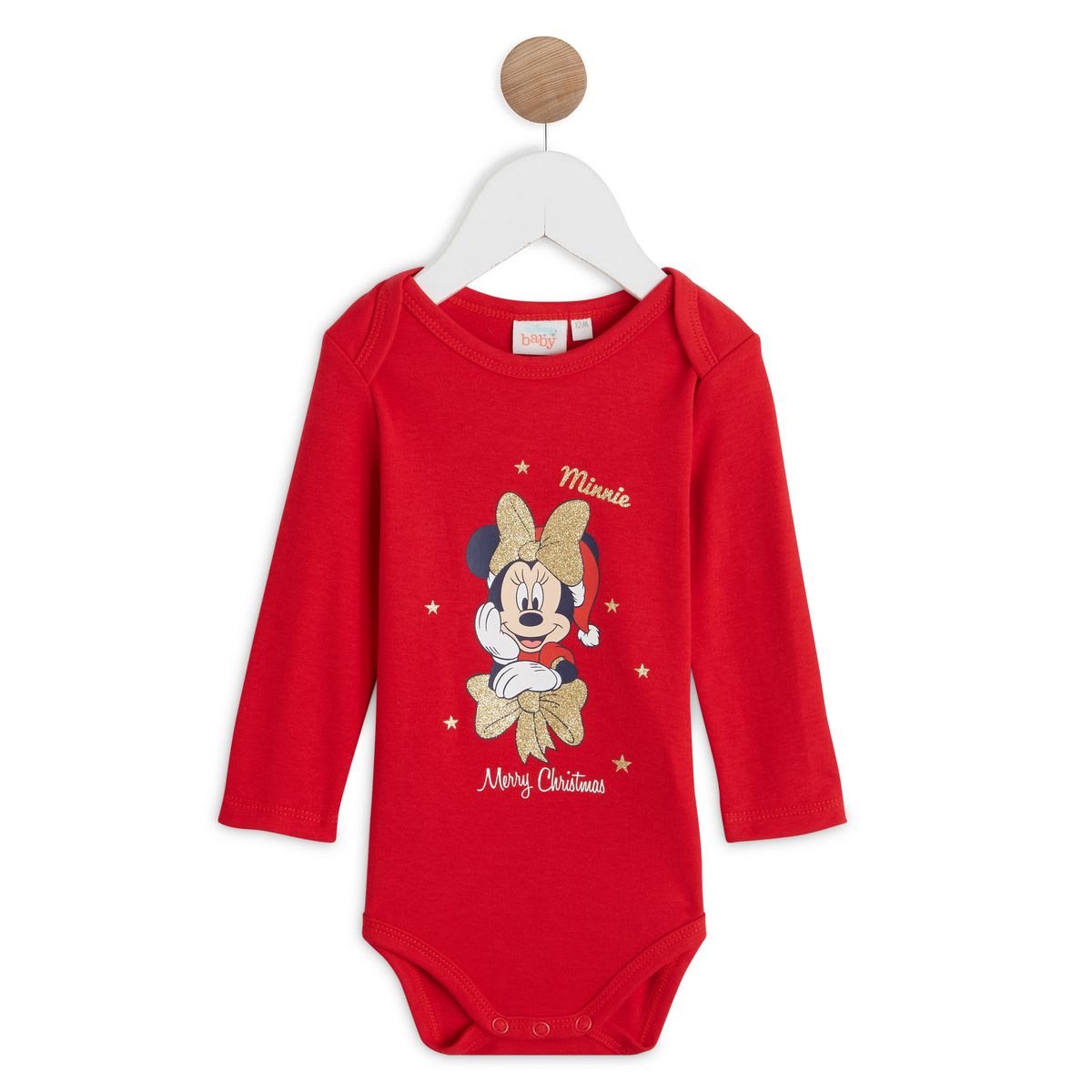 INEXTENSO Body manches longues de noël bébé fille