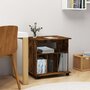 Voir la diapositive 1 : VIDAXL Armoire roulante Chene fume 60x45x60 cm Bois d'ingenierie