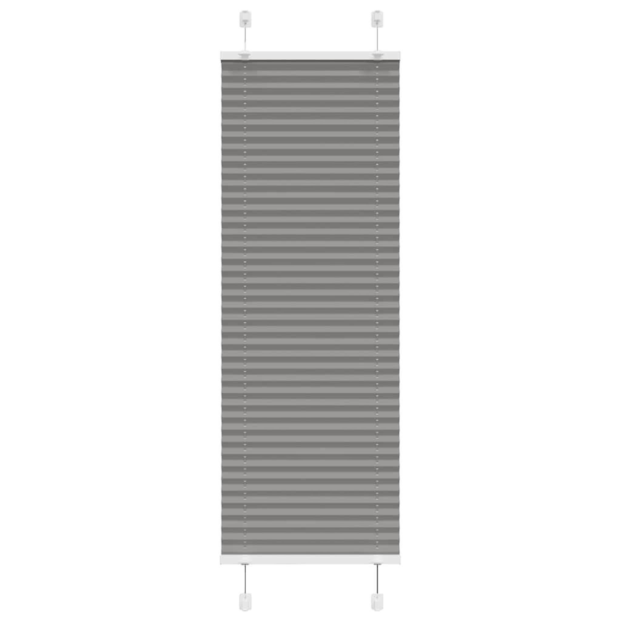 VIDAXL Store plisse anthracite 50x150 cm largeur du tissu 49,4 cm