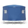Voir la diapositive 5 : JUMP4FUN Tente cabane pour trampoline 12FT-366cm - Bleu
