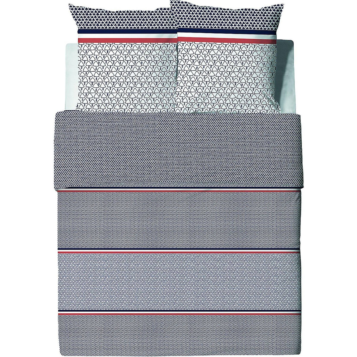 Les Ateliers du Linge Parure housse de couette 100% coton 57fils tilak