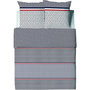 Voir la diapositive 2 : Les Ateliers du Linge Parure housse de couette 100% coton 57fils tilak
